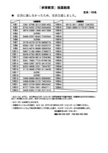 卓球教室のサムネイル