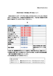 台風１０号接近に伴う対応改のサムネイル