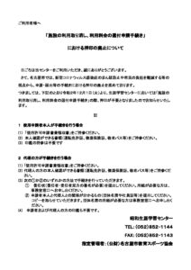 施設の利用取り消し、利用料金の還付申請手続きのサムネイル