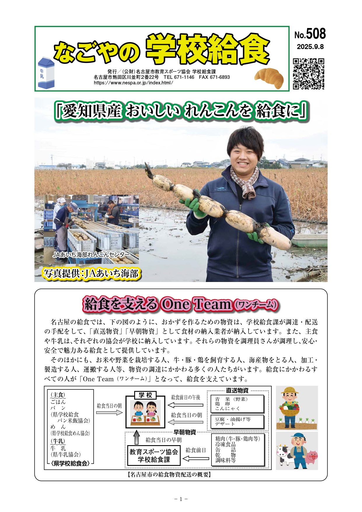 なごやの学校給食 No508