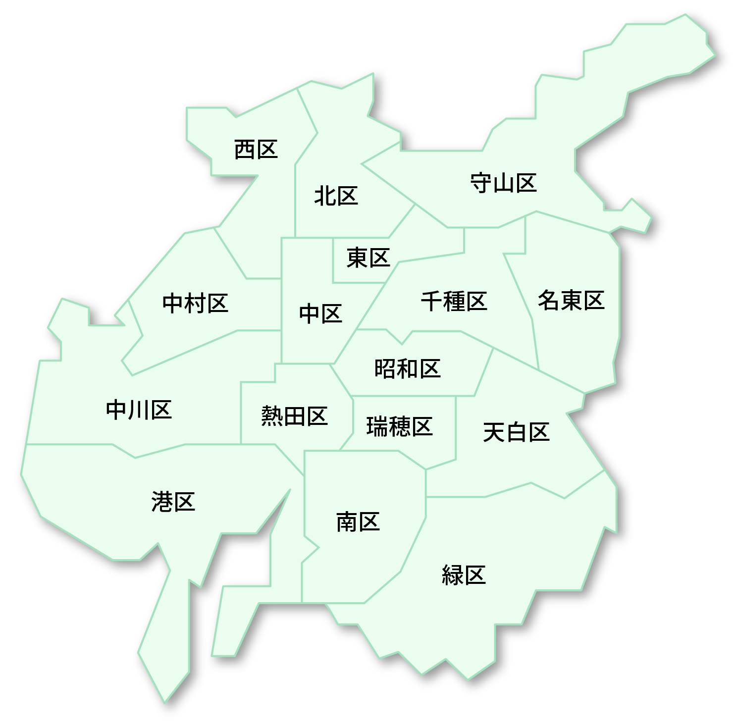 名古屋市地図